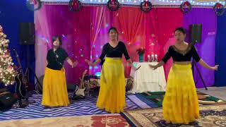 Nepali Christmas dance song Aaja Christ ko janma bhayo2022 [upl. by Enoid]