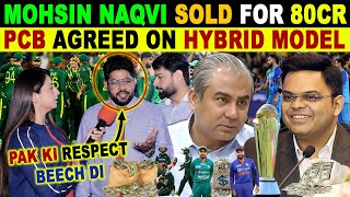 BCCI BUY PAK RESPECT IN 20 MILLION DOLLARS  PCB AGREED ON HYBRID MODEL  PAK CRYING REACTIONS [upl. by Dniren]