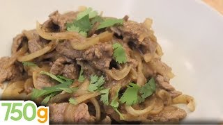 Recette de Boeuf aux oignons à la Chinoise  750g [upl. by Corene]