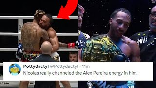 FIGHTERS REACT TO REGIAN EERSEL VS ALEXIS NICOLAS  EERSEL VS NICOLAS REACTIONS [upl. by Rats]