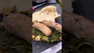 Salsiccia Friarielli e Provola marenna food naples lafontelattea sandwich [upl. by Menedez]