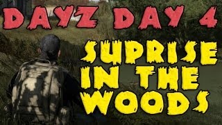 DayZ  Day Four  A Surprise in the woods [upl. by Eiralav]