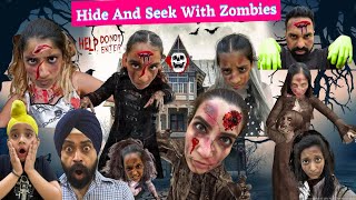 Hide And Seek With Zombies  Horror Challenge At Farm House  Ramneek Singh 1313  RS 1313 VLOGS [upl. by Eniluqaj]