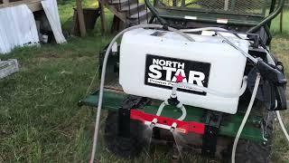 Northern Tool  NorthStar HighFlow ATV Boomless Broadcast and Spot Sprayer [upl. by Anitnatsnok]