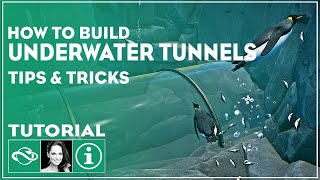 ▶ How to Build Underwater Tunnels in Planet Zoo Tutorial  Tips amp Tricks [upl. by Anehsat329]