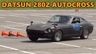 1978 Datsun 280z Autocross Capital Driving Club 2017 [upl. by Anauqcaj]