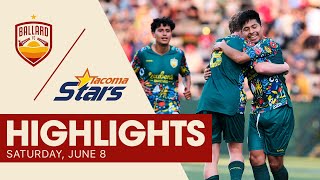 HIGHLIGHTS Ballard FC vs Tacoma Stars June 8th 2024 [upl. by Mathi]