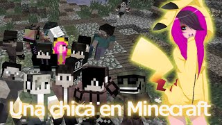 Un día normal de una chica en Minecraft  ¿Tienes Skype Escapa de la Bestia  Olimpocraft [upl. by Aerbua]