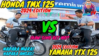 HONDA TMX 125 VS YAMAHA YTX 125  2024 MODEL  INSTALLMENT PRICE 2024 [upl. by Nhar]