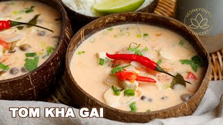 Authentic Tom Kha Gai Thai BEST EVER Coconut Chicken Soup [upl. by Hatcher188]