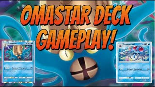 Omastar Deck Gameplay  Pokemon TCG Pocket [upl. by Disharoon]