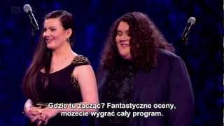 NapisyBrytyjski Mam Talent 6  Półfinał  Jonathan amp Charlotte [upl. by Eitteb144]