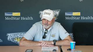 Full Press Conference Following Towson Footballs Defeat To Stony Brook [upl. by Calvina457]