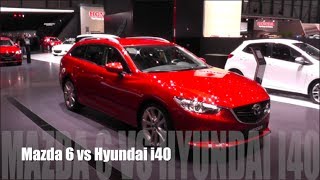 Mazda 6 vs Hyundai i40 [upl. by Ahsan]