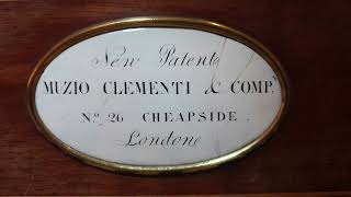 Square Pianos im ClavierSalon Muzio Clementi amp Comp London 1806 [upl. by Wivestad]