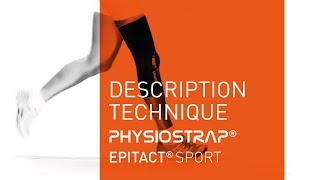 Genouillère Sport  PHYSIOSTRAP Sport  Description Technique  EPITACT Sport [upl. by Iatnahs861]