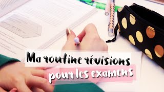 Ma routine révisions • Comment je me prépare pour les examens  LilieNetwork [upl. by Nagyam]