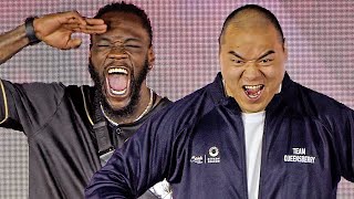 Deontay Wilder vs Zhilei Zhang • GRAND ARRIVALS  Frank Warren amp Eddie Hearn 5 vs 5  DAZN Boxing [upl. by Aihseyk]