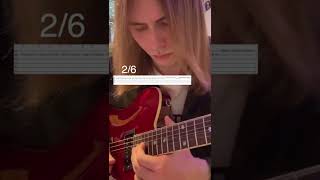 Metallica  One Guitar Solo Cover With Tabs [upl. by Dami]