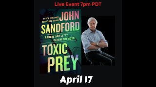 John Sandford discusses Toxic Prey [upl. by Czarra359]