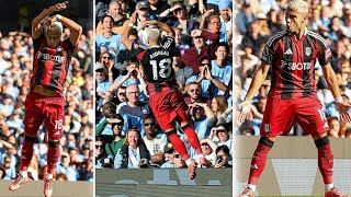 Andreas Pereira Do Cristiano Ronaldos SIUU CELEBRATION after goal vs Man City [upl. by Ruzich]