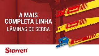 Starrett Lâminas de Serra [upl. by Ynffit]