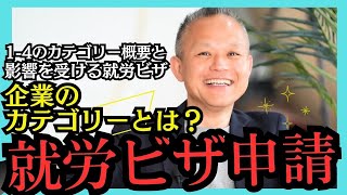 012 就労ビザ申請時の企業のカテゴリーとは？ [upl. by Llen989]