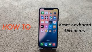 How To Reset Keyboard Dictionary on iOS [upl. by Ssitruc]