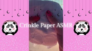 ASMR crinkle paper 🩷✨ [upl. by Ravo]