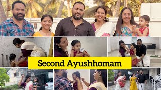 Ayushhomam  Sudhapoo  Second Birthday  Sowbhagya Venkitesh [upl. by Apps535]