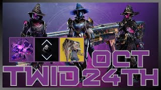 Farming Exotic Class Items Burst Fire Shotgun amp Destiny Wizard Posting  TWID Update 10242024 [upl. by Arabele]