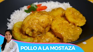 COMO HACER POLLO A LA MOSTAZA  RECETA FACIL Y DELICIOSA [upl. by Mella]