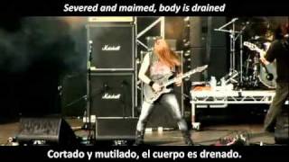 Bloodbath  Mass Strangulation LIVE HQ Subtitulos Español Lyrics Bloodstock 2010 [upl. by Elodie]