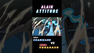 Alain Vs 10 mega evolution  Alain ATTITUDE STATUS  pokemon shorts ytshortsvideo [upl. by Oinesra]