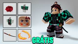 COMO FAZER SKIN TANJIRO GRATIS NO ROBLOX [upl. by Akire]