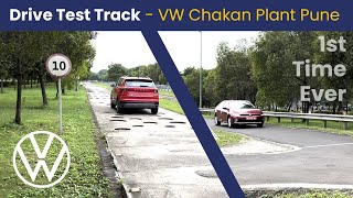 EXCLUSIVE Drive TEST TRACK  Volkswagen Manufacturing Plant PUNE [upl. by Ebocaj301]