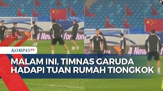 Persiapan Hadapi Tiongkok Malam Ini Skuad Garuda Gelar Latihan di Stadion Qingdao [upl. by Ejrog]