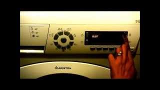 How to change language settings for Ariston washing machines [upl. by Ridgley627]