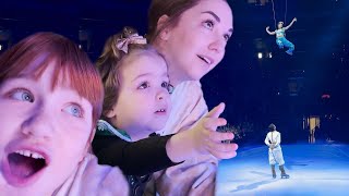 DiSNEY ON iCE with NAVEY her First Frozen Princess show surprise pokémon party with Adley amp Niko [upl. by Proud651]