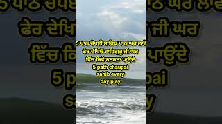 5 path chaupai sahib short shortfeed chaupai sahib path5 chaupaisahibpatfast [upl. by Wendelina375]