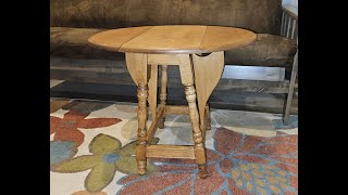 Drop Leaf Table Construction [upl. by Aitnauq901]