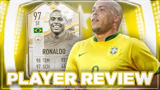 FIFA 21 DIE SELTENSTE UND BESTE KARTE RONALDO R9 PRIME MOMENTS PLAYER REVIEW [upl. by Eelarual851]