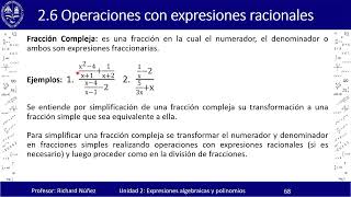 4 Fracciones complejas Conceptos básicos y ejemplos [upl. by Forcier]