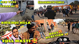 Naya tyre🛞dala de full masti vlog🥰 khichadi mela Gorakhnath gorakhpur ​⁠salimalivlogs [upl. by Prestige]