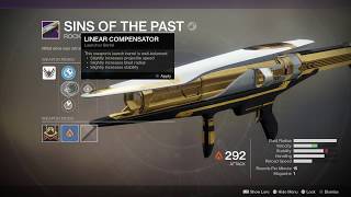 Destiny 2 Best Rocket Laucher Sins of the Past [upl. by Fletch]