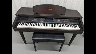 Yamaha Clavinova CVP105 digital piano arranger and stool in dark rosewood finish stock number 24022 [upl. by Nnazil397]