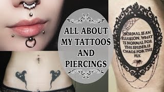 All About My Piercings amp Tattoos  Toxic Tears [upl. by Loux]