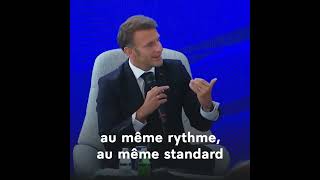 quotLIntelligence Artificielle  Une vision Européennequot  Emmanuel Macron  Président de la République [upl. by Yasmeen103]