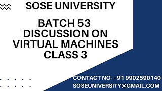 Batch 53  Sql DBA Discussion on Virtual Machines Class 3  Contact 91 9902590140 [upl. by Lalad]