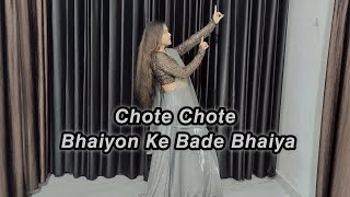 Chote Chote Bhaiyon Ke Bade BhaiyaSong Dance Cover ByPrincess Garima❤ [upl. by Eener]